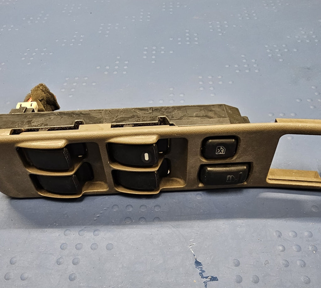 🔥98-04 Mitsubishi Montero Driver Left Master Power Door Window Lock Switch TAN