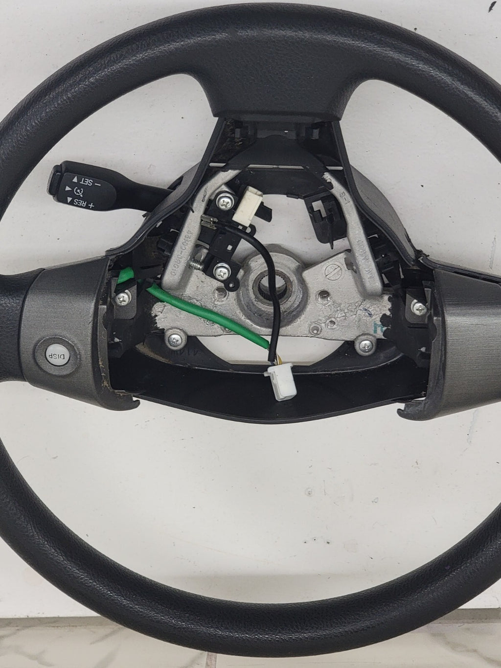 🔥06-12 TOYOTA RAV4 LEFT DRIVER STEERING COLUMN WHEEL COVER LEATHER BLACK OEM