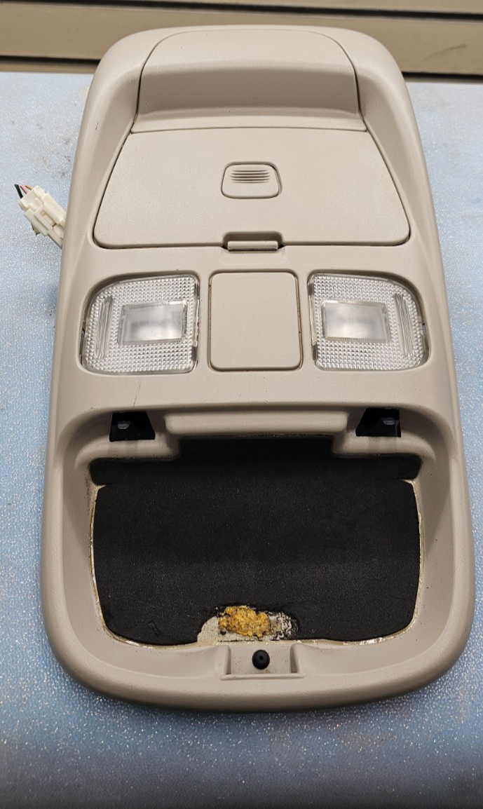 🔥98-01 Dodge Ram 1500 2500 Overhead Console Storage Dome Map Light Lamp TAN