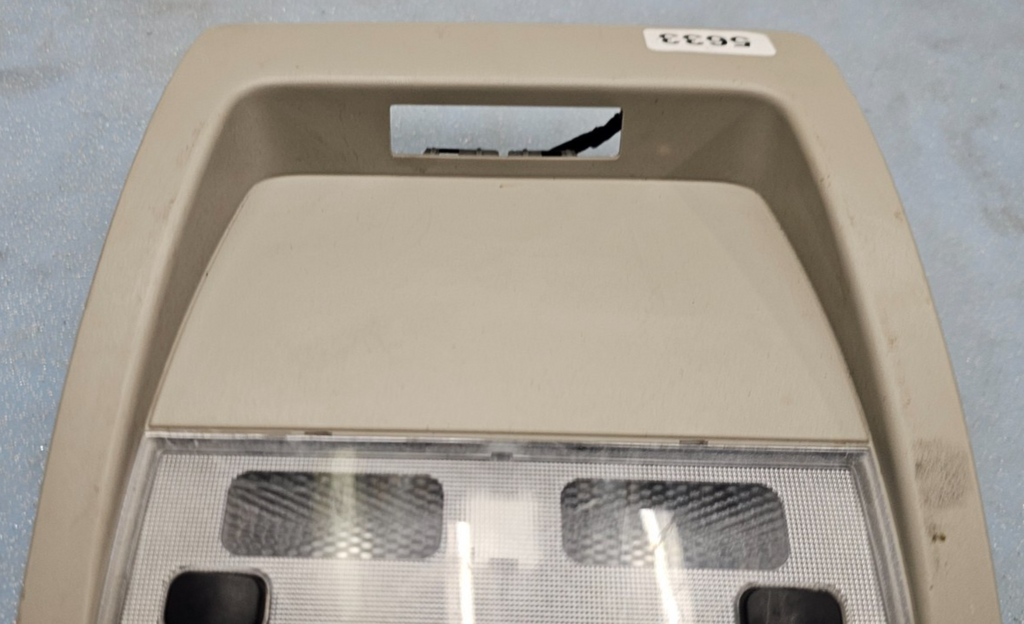 🔥07-13 Silverado Sierra Overhead Console Map Dome Light Roof Storage TAN