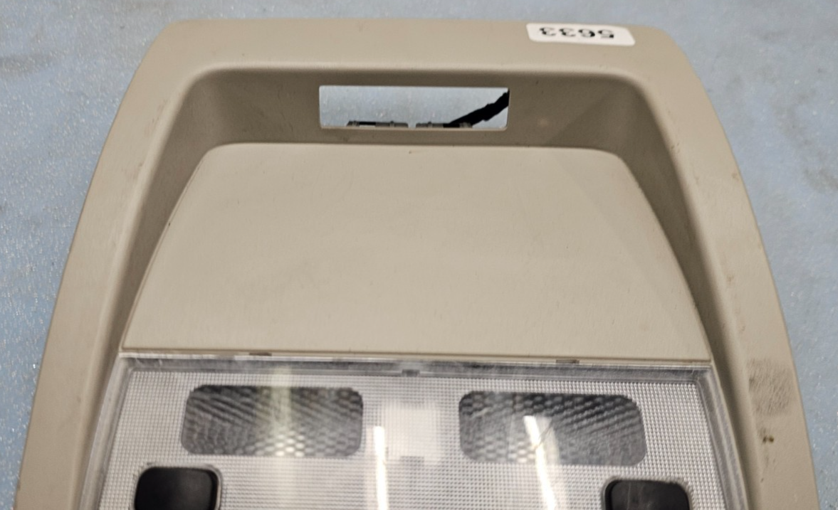 🔥07-13 Silverado Sierra Overhead Console Map Dome Light Roof Storage TAN