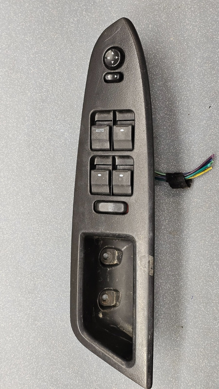 🔥09-16 CHEVY IMPALA LEFT DRIVER MASTER POWER DOOR WINDOW SWITCH BEZEL BLACK