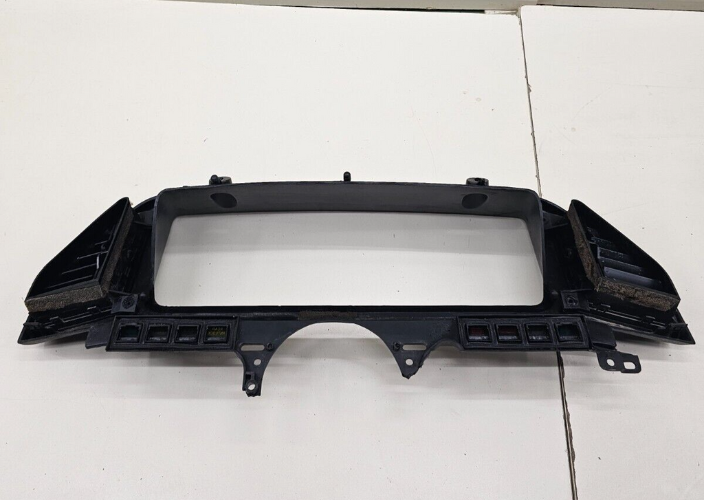 87-91 Ford F150 BRONCO Dash Instrument CLUSTER Bezel Speedo Gauge Trim Black C11