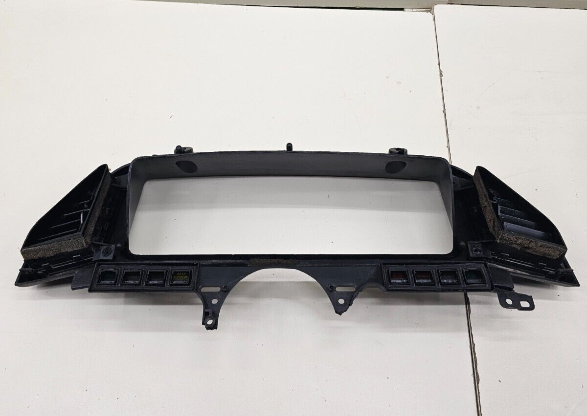 87-91 Ford F150 BRONCO Dash Instrument CLUSTER Bezel Speedo Gauge Trim Black C11