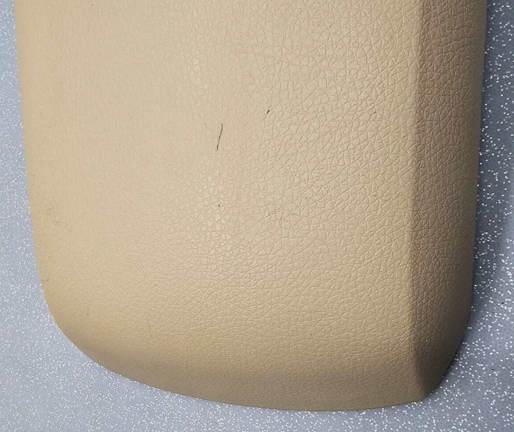 🔥07-10 Edge Center Console Lid Top Pad Leather Armrest Storage Assembly Tan OEM