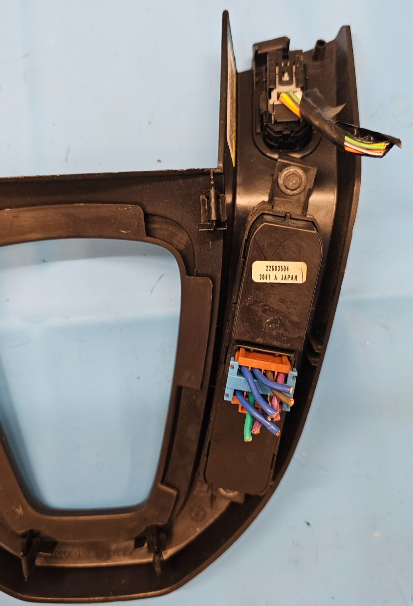 🔥06-07 Saturn Vue Console Master Power Window Switch Shifter Bezel Carbon Black