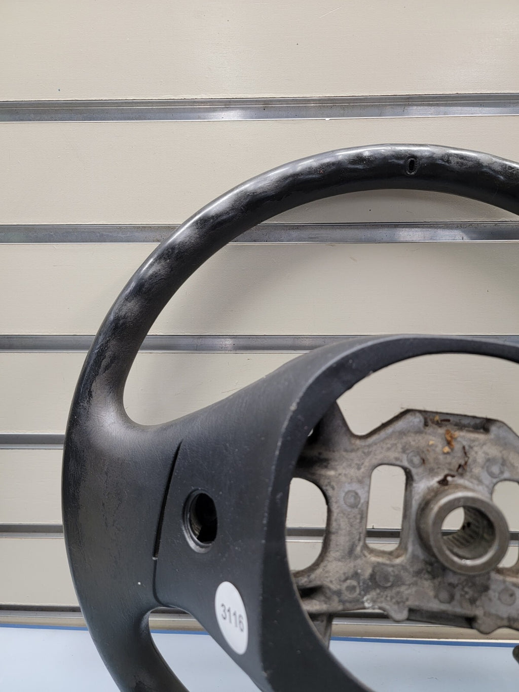 🔥1997-2003 Ford F-150 Leather Steering Wheel Cruise Dash Black