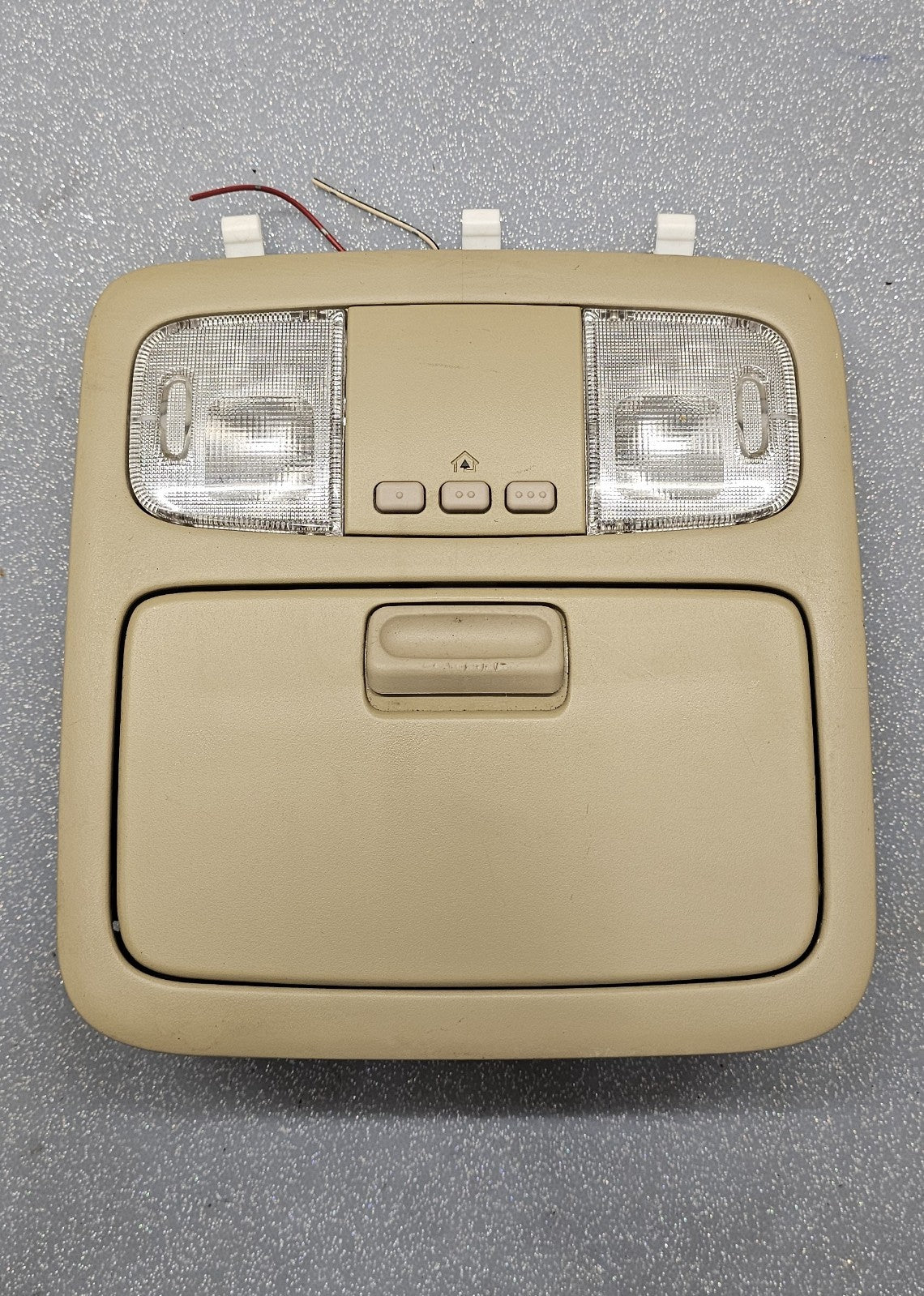 🔥02-06 Toyota CAMRY 4RUNNER Overhead Console DOME Light🔴Storage GRAY 012