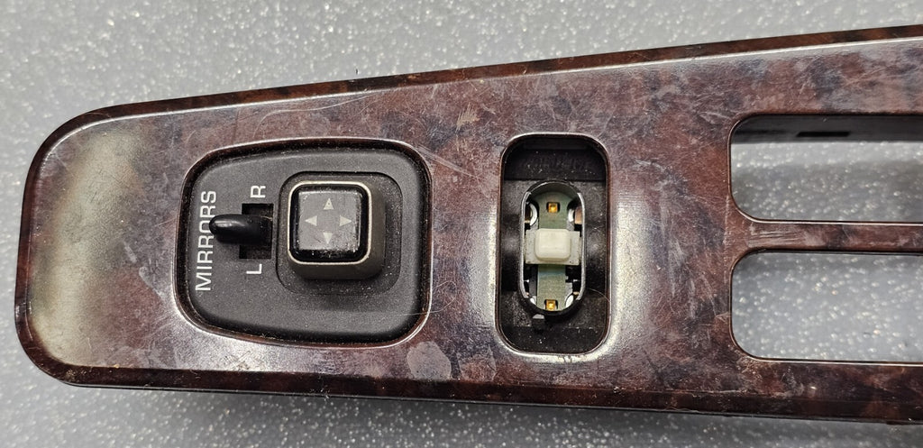 🔥03-07 LINCOLN TOWN CAR LEFT DRIVER MASTER POWER WINDOW SWITCH ASSEMBLY WOOD
