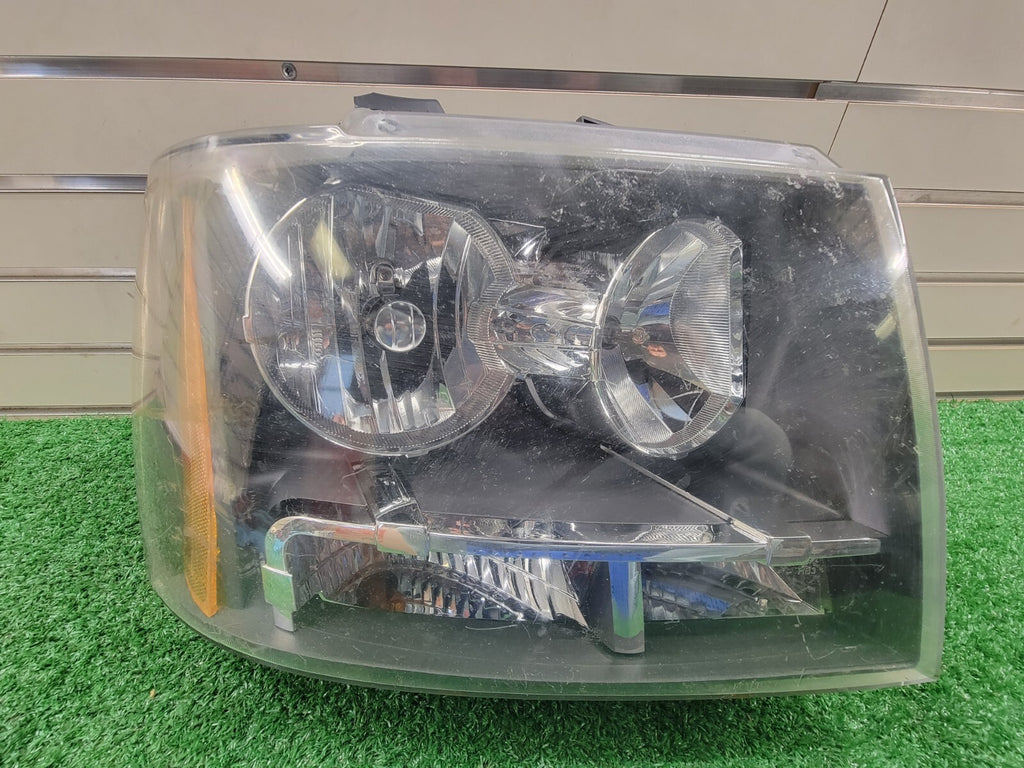 🔥07-14 Chevy Silverado Tahoe Suburban Passenger Headlight Lamp Assembly Chrome