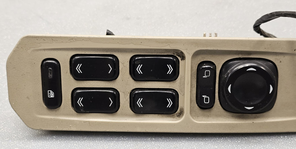 🔥03-07 CADILLAC CTS SRX LEFT Driver Door Master Power Window Switch Tan OEM