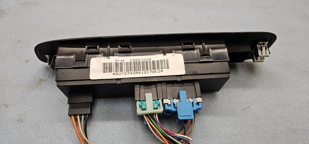 06-09 TRAILBLAZER ENVOY Power Window Door Switch Front Right Passenger BLACK WS9