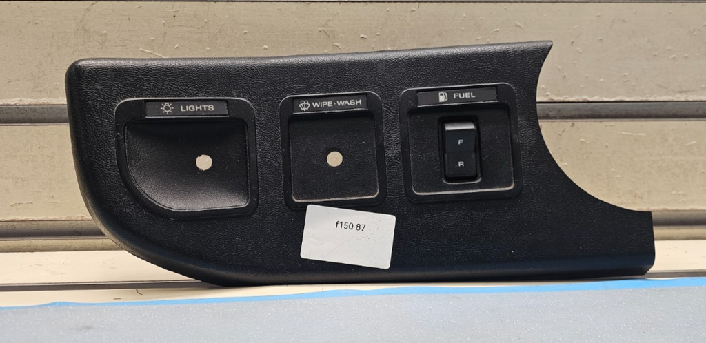 🔥1987-1991  F-150 F-250 Bronco Lower Left Dash Bezel BLACK