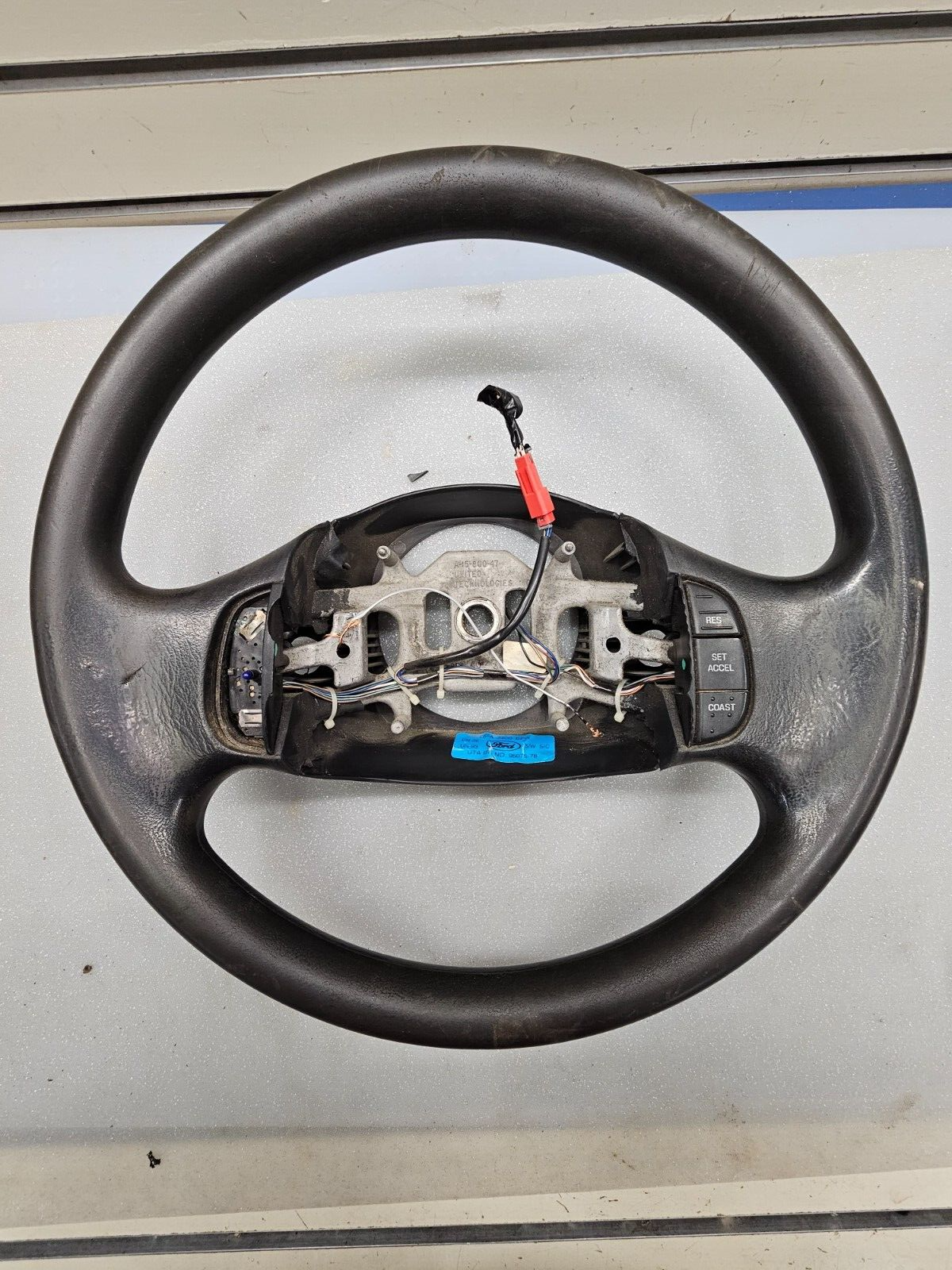 🔥1999-2007 FORD F250 F350 SUPER DUTY PICKUP Steering Wheel Leather Column Shift