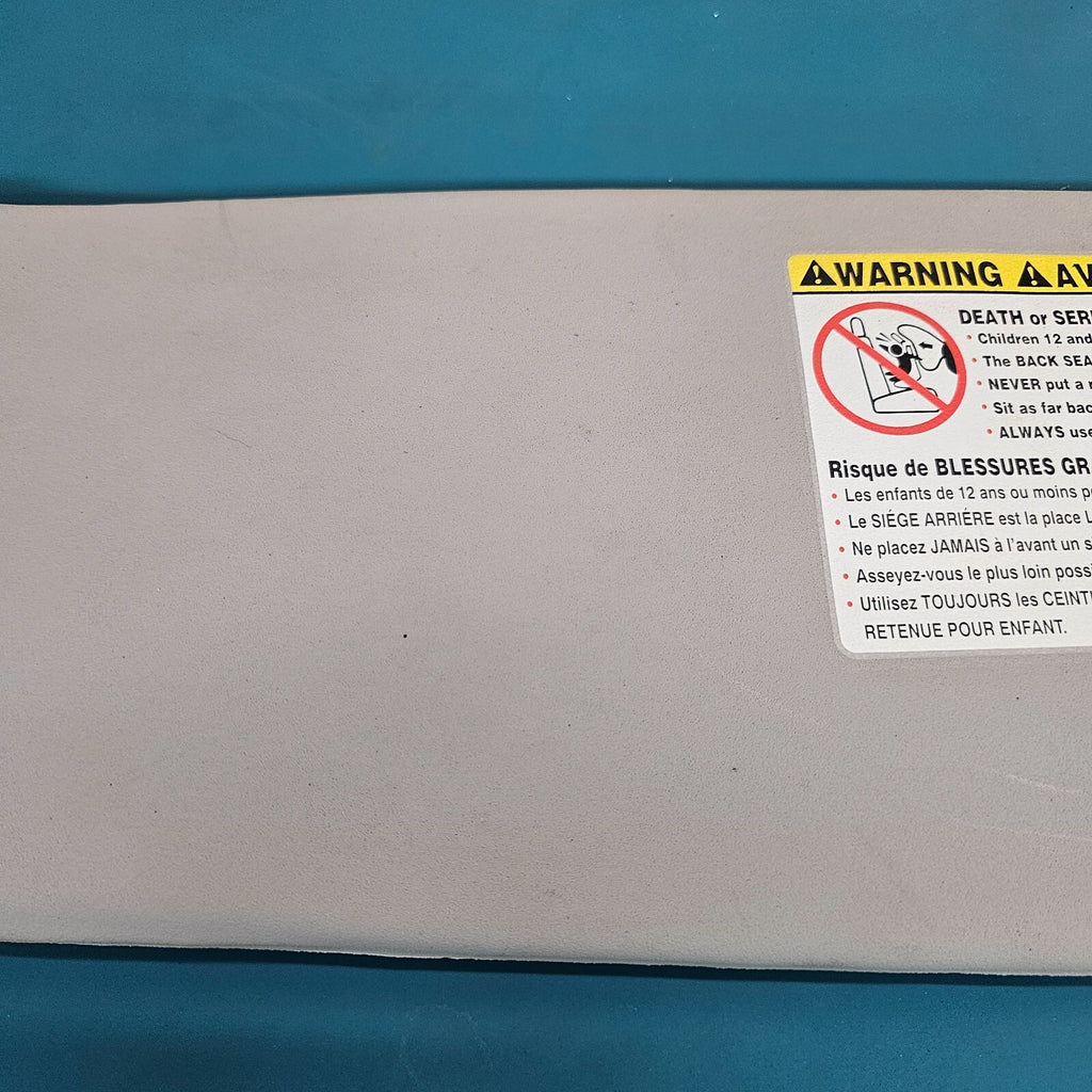 00-07 Ford Focus Driver Front Left Driver Cloth Sun Visor Sunshade W/Mirror Gray