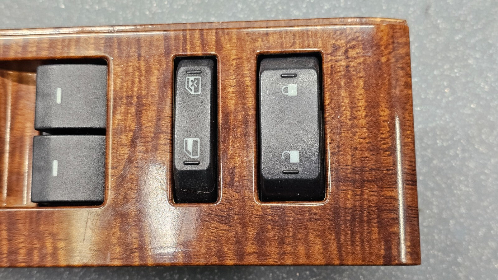 🔥08-10 EXPLORER MOUNTAINEER FRONT LEFT DRIVER MASTER WINDOW LOCK SWITCH WOOD