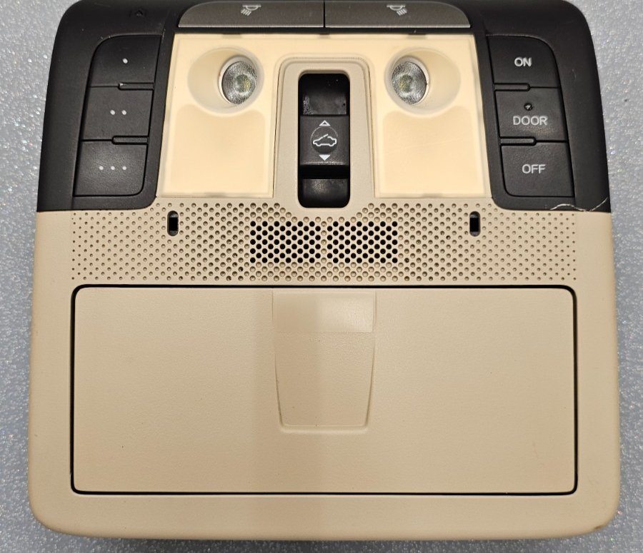 🔥09-14 ACURA MDX TL UPPER OVERHEAD CONSOLE STORAGE COMPARTMENT ASSEMBLY TAN