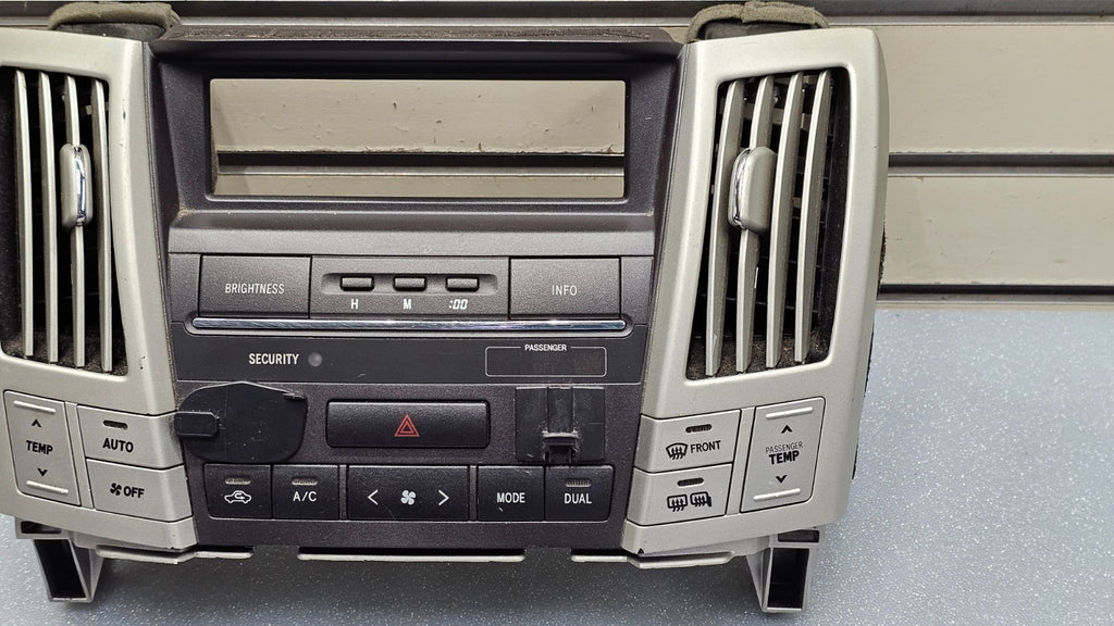 🔥04-09 LEXUS RX350 RX330 Dash Climate Temperature Heater Control Radio Panel