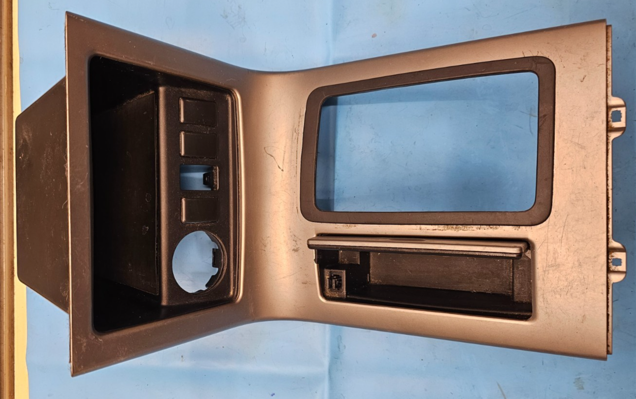 🔥05-12 NISSAN PATHFINDER CENTER CONSOLE SHIFTER SHIFT STORAGE BEZEL TRIM SILVER