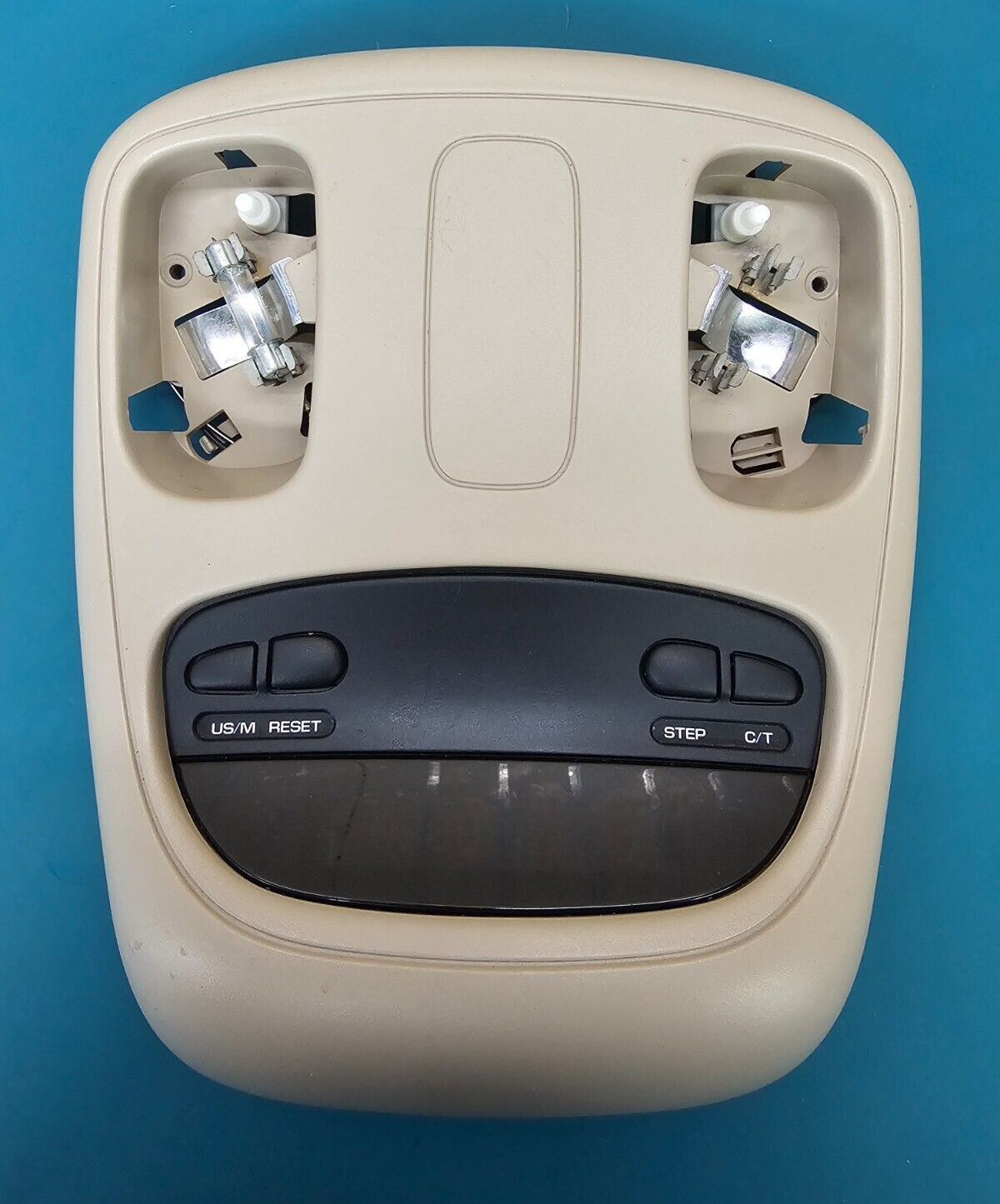 🔥02-05 Dodge RAM Overhead Console DOME Light Roof Storage Assembly LT GRAY 05