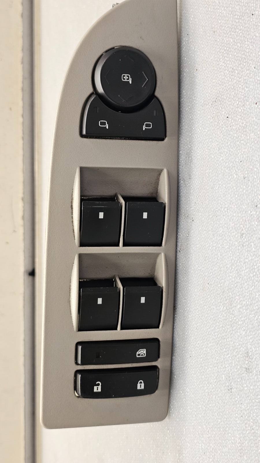 🔥06-11 Buick Lucerne Front Left Driver Master Power Window Switch Assembly Tan