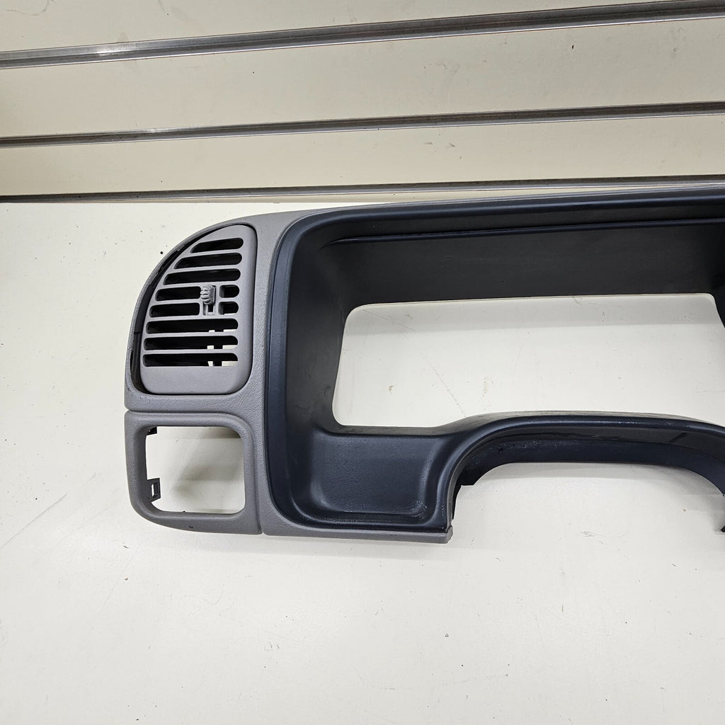 95-99 CHEVY GMC TRUCK SILVERADO CK Cluster Gauge Speedo Dash Bezel LIGHT GRAY C3
