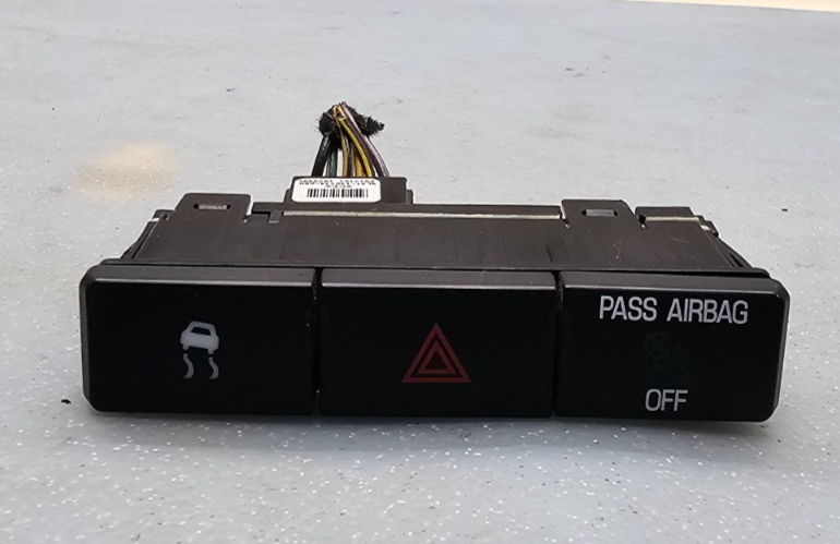 09-12 Ford F150 Dash TCS Traction Hazard Passenger Bag Off Flasher Light Switch