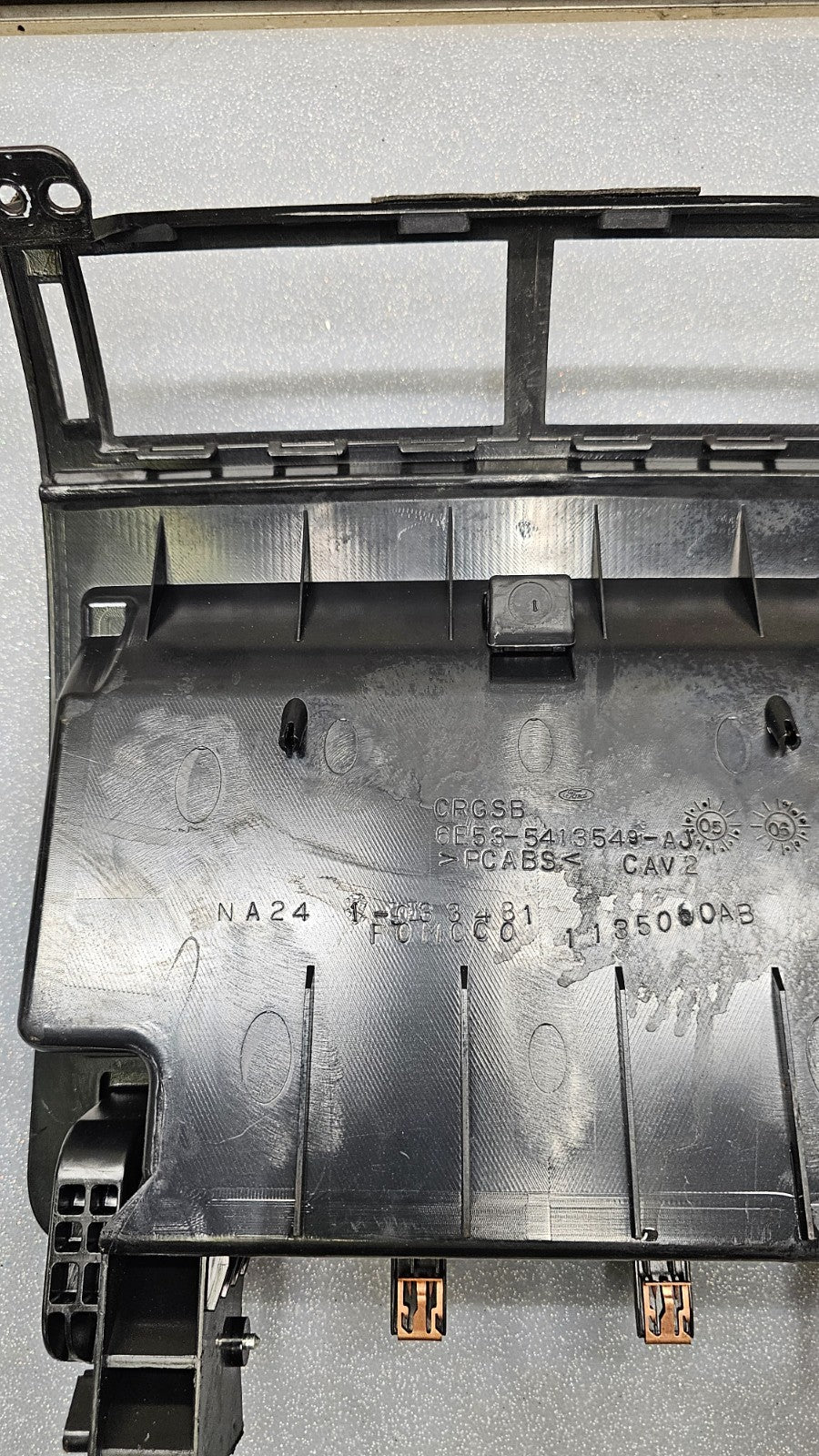 🔥06-09 Ford Fusion Center Dash Storage Cubby Trim Panel Assembly Black OEM