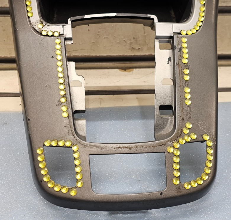 🔥07-09 Equinox Center Dash Radio Climate Stereo Bezel Trim Panel SILVER B43
