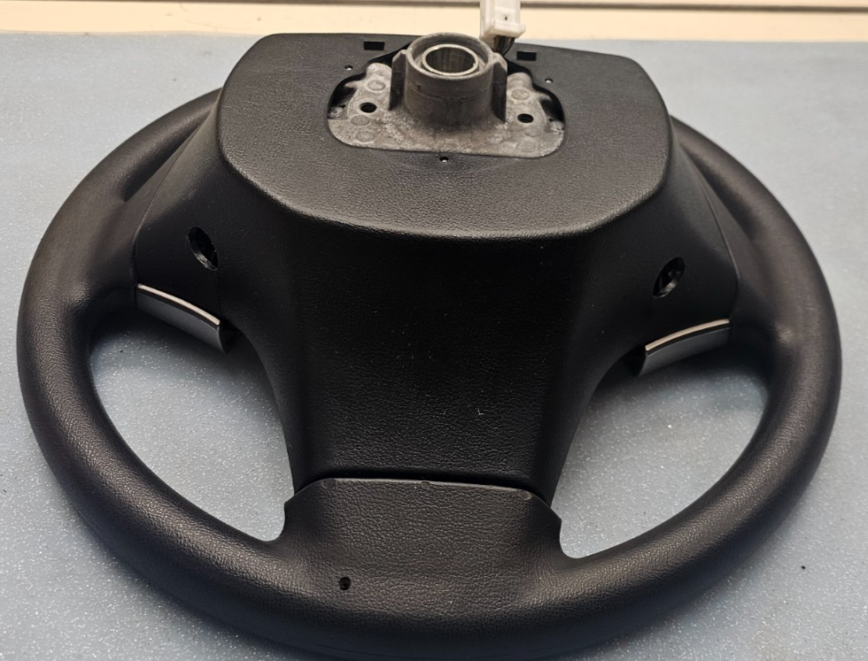 🔥07-09 Elantra Left Driver Steering Column Wheel Cruise Control Leather Black