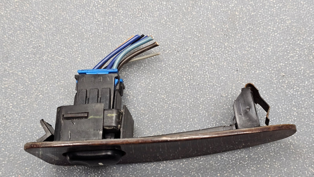 🔥97-05 Buick Regal Century Front Right Passenger Window Door Mirror Switch Wood