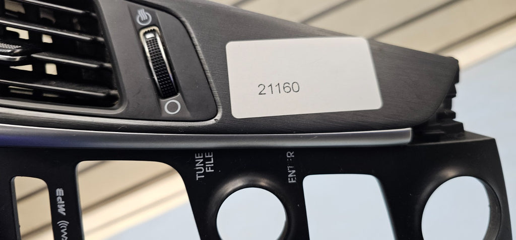 🔥11-14 Sonata Center Dash Radio Stereo Bezel Trim Panel Climate BLACK/SILVER