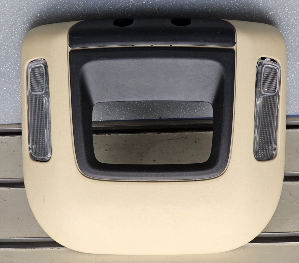 🔥03-06 FORD EXPEDITION Overhead Storage Console Display Dome Map Light Lamp Tan