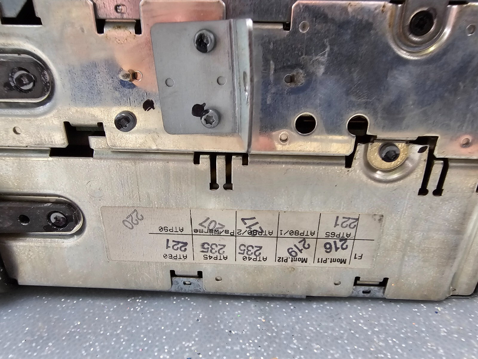 🔥00-02 MERCEDES-BENZ S430 AUDIO/NAVIGATION DOUBLE DIN HEAD UNIT ASSY A2537