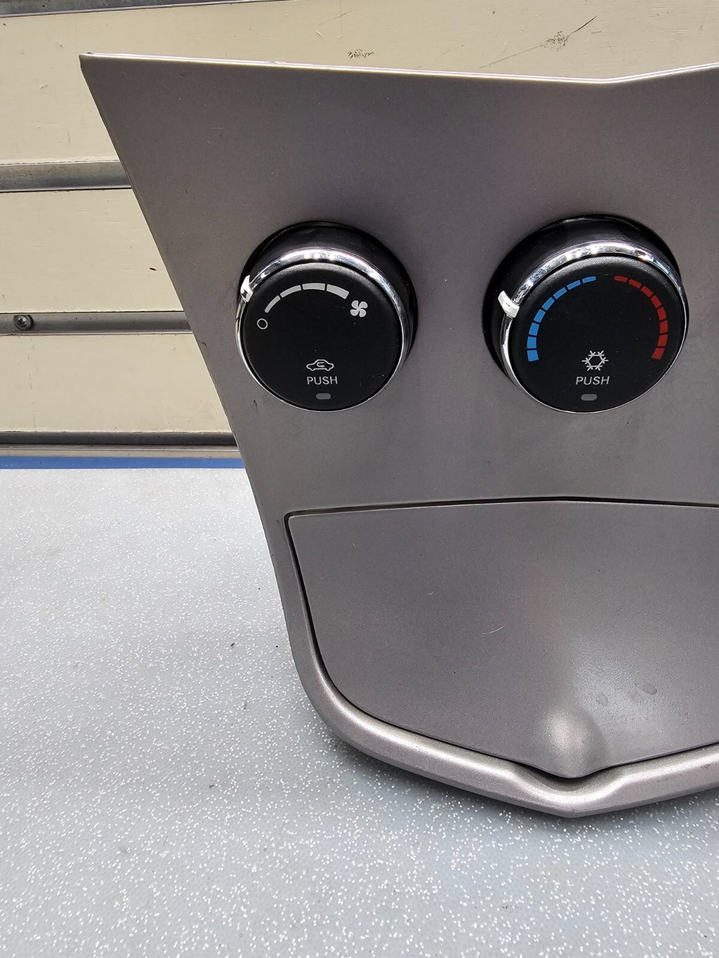 🔥07-10 Sebring Dash Heater Temperature Climate Control Conditioner Bezel Silver