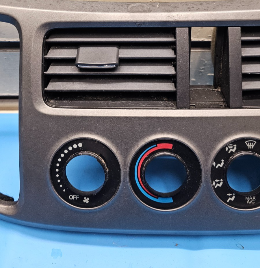 🔥05-10 Honda Odyssey Center Dash Radio Climate Control Bezel Trim Panel Silver
