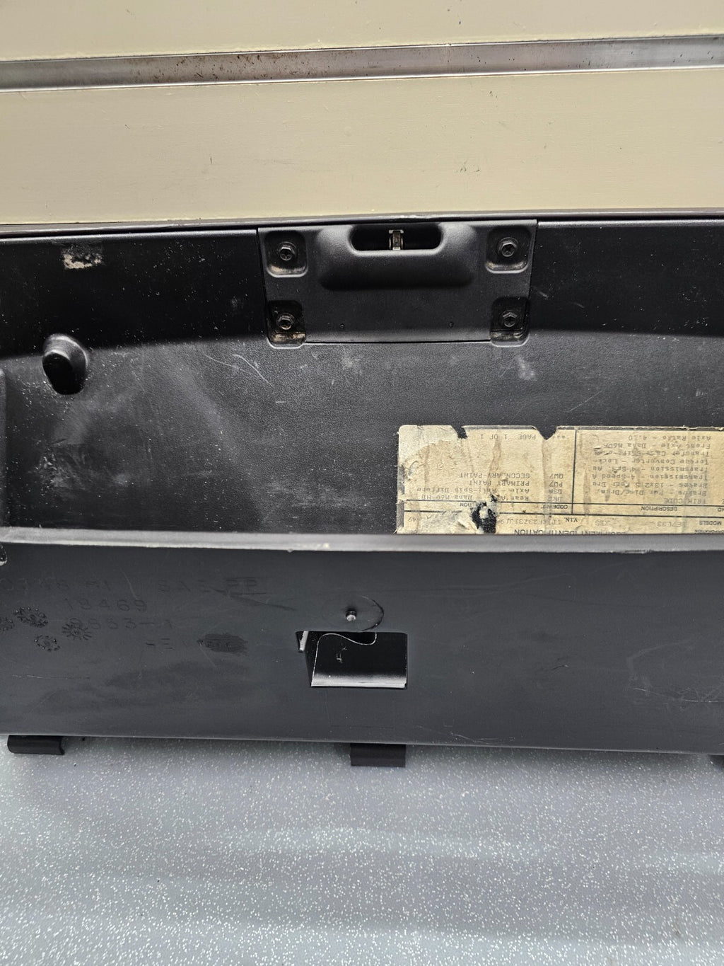 🔥98-01 Dodge RAM Dash GLOVE BOX Storage Compartment Door Lid Assembly BLACK G21