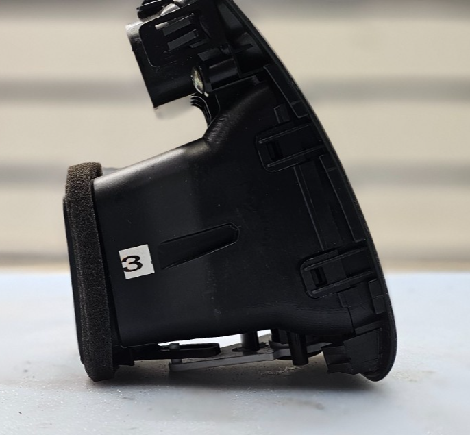 🔥 01-05 Honda Civic Dash Center Left Driver Air Vent AC A/C HVAC Heater Black