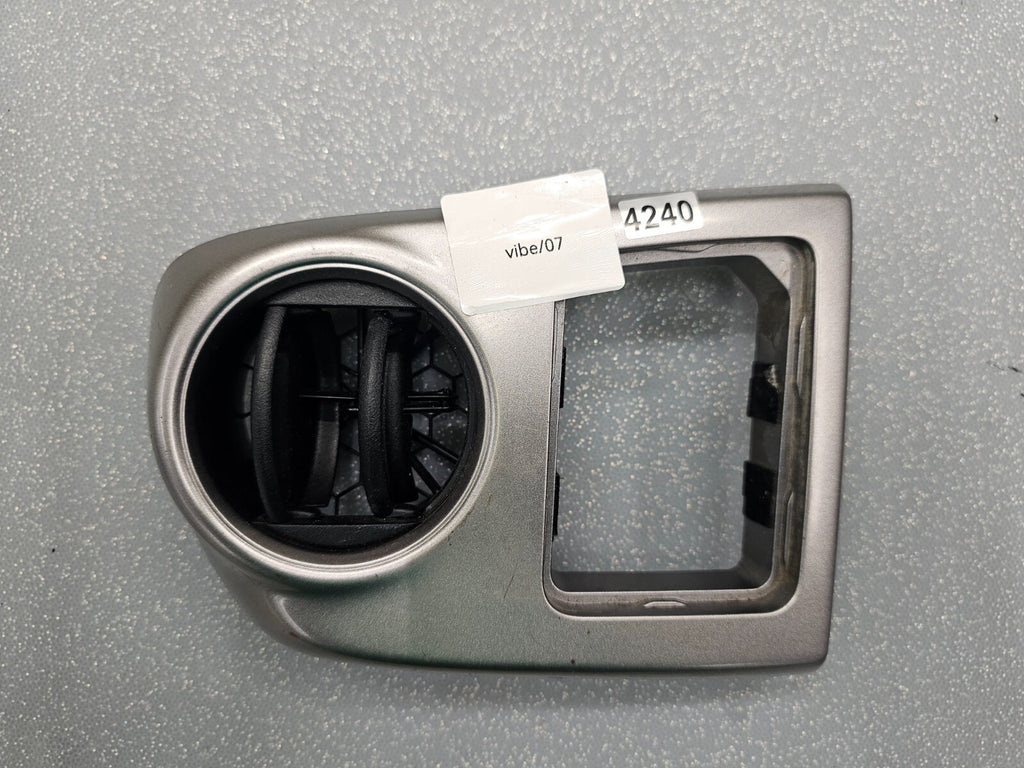 03-08 Matrix Vibe Dash LEFT DRIVER  Air Vent Filter Heater Conditioner Silver