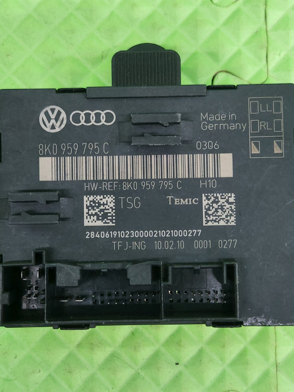 🔥09-16 AUDI A4 B8 DOOR COMPUTER CONTROL MODULE REAR RIGHT PASSENGER SIDE BLACK