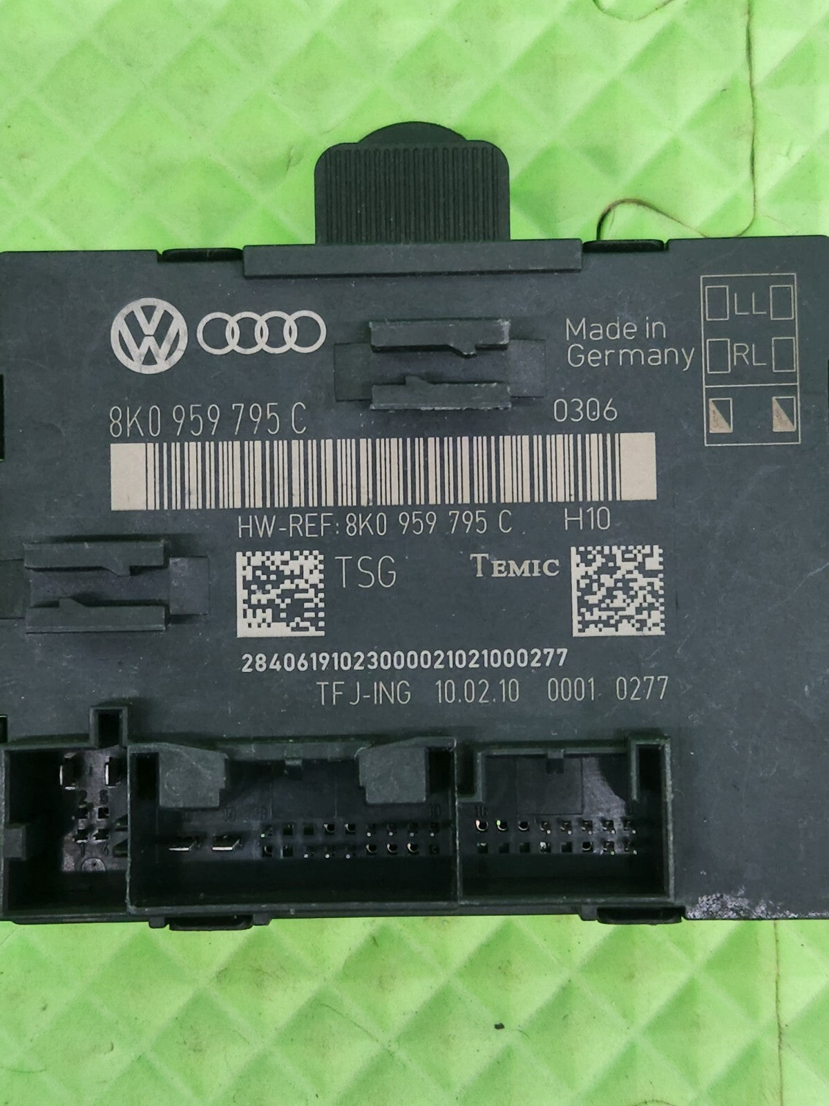🔥09-16 AUDI A4 B8 DOOR COMPUTER CONTROL MODULE REAR RIGHT PASSENGER SIDE BLACK