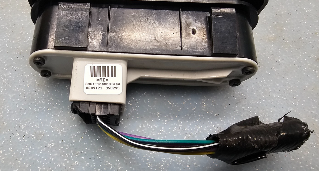 🔥07-10 LINCOLN MKZ MKX DASH INFO SETUP RESET CONTROL SWITCH ASSEMBLY SILVER OEM