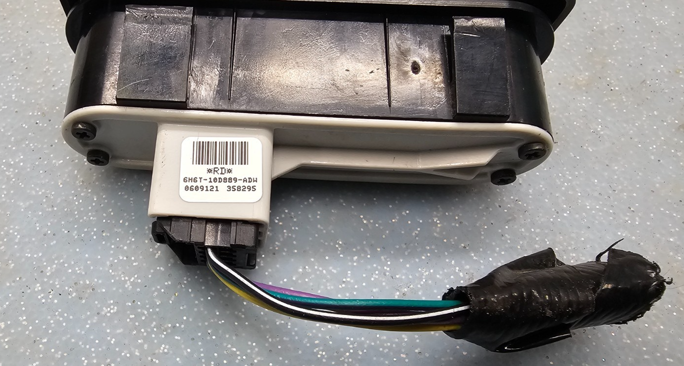 🔥07-10 LINCOLN MKZ MKX DASH INFO SETUP RESET CONTROL SWITCH ASSEMBLY SILVER OEM