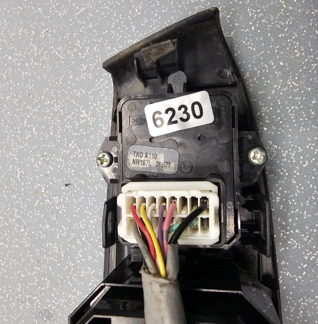08-12 ACCORD Left Driver Door Master Power Window Lock Switch Assembly Black OEM