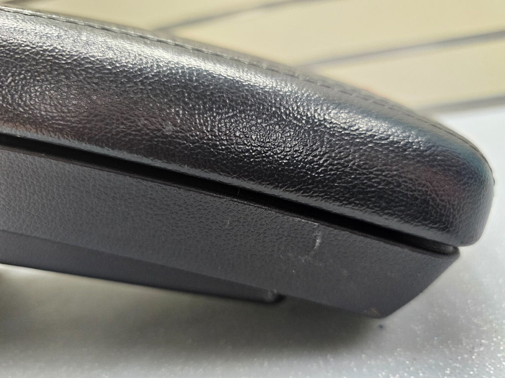 🔥2010-2013 Kia Forte Koup Center Console Leather Lid Arm Rest Storage Black OEM