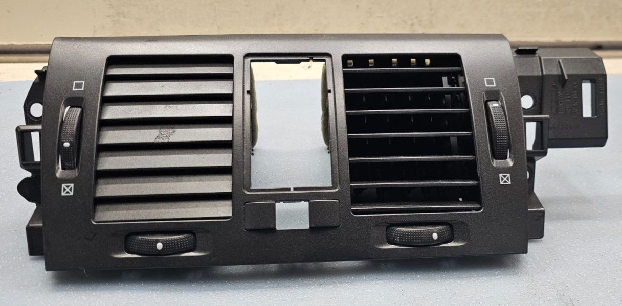 🔥06-11 OEM Cadillac DTS Center AC A/C HVAC Air Vent Heater Bezel w/Clock black