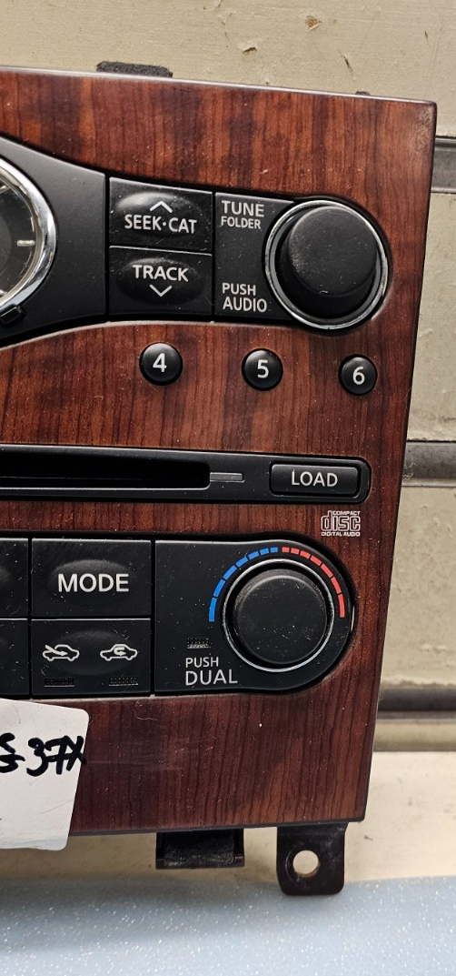 🔥07-08 Infiniti G35 Dash AC A/C HVAC Heater Temperature Climate Control Wood