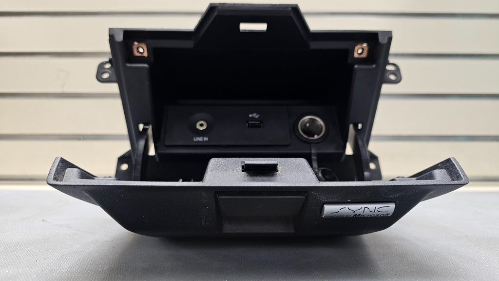 🔥12–14 Ford F-150 Lower Dash Storage Bin USB AUX LINE IN Ports