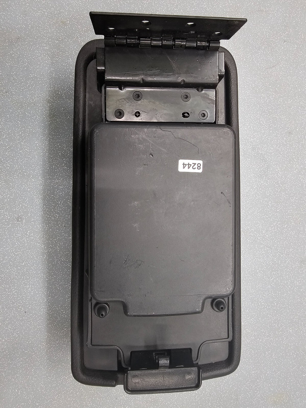 10-12 Fusion Milan Front Center Console Lid Armrest Cover Top Pad Assembly Black