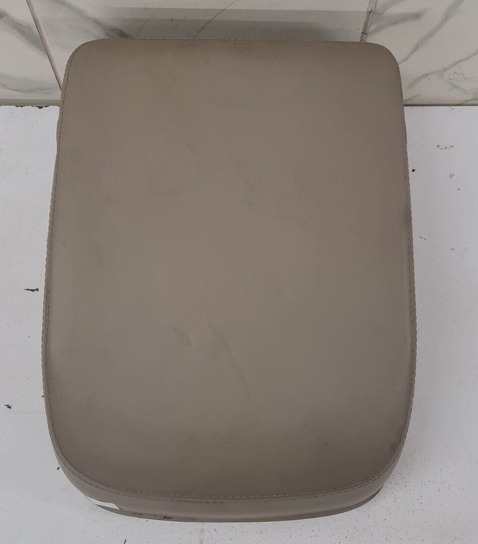 1997-03 Ford F-150 Jump Seat Center Console Armrest Holder Leather Tan JS6